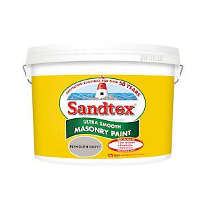 Sandtex Mason Smth Plym Grey 10Lt