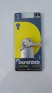L27854 - Defender Aluminium Open Shackle Padlock