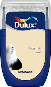 Dulux Walls And Ceilings Tester Paint, Buttermilk, 30 Ml