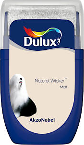 Dulux Walls And Ceilings Tester Paint, Natural Wicker, 30 Ml