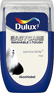 Dulux Easycare Washable & Tough Tester Paint, Jasmine White, 30 Ml