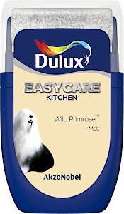 Dulux Easycare Kitchen Tester Paint, Wild Primrose, 30 Ml