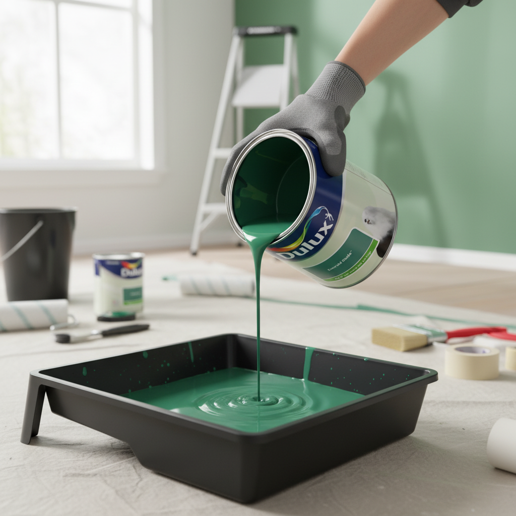 Dulux Walls & Ceilings | Silk Emulsion Paint |  Emerald Glade, | 1 x 2.5 Litres