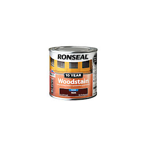 Ronseal 10 Year Woodstain Teak 250Ml