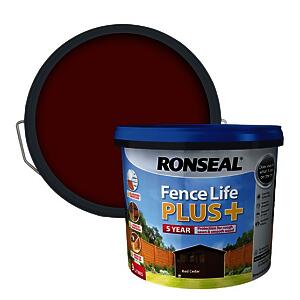 Ren Fence Life Plus Red Cedar 9Lt