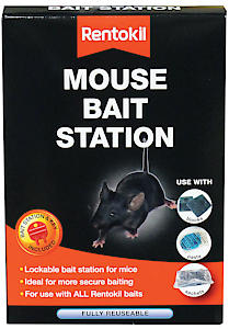 Rentokil Mouse Bait Station Clear