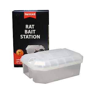 Rentokil Fbsr02 Rat Bait Station, Clear, 26.6X17X11.3 Cm