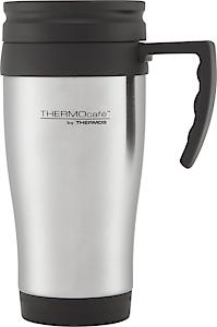 Stainless Steel Travel Mug With Slide Lock Lid 400Ml