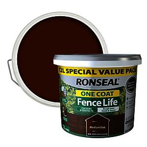 One Coat Fl Medium Oak 12Lt
