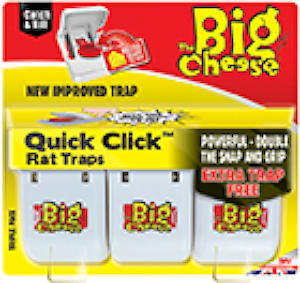 Quick Click Rat Traps 3PK