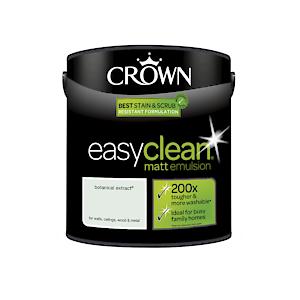 2.5L Crown Easy Clean Matt Emulsion Multi Surface Paint €“ Botanical Extract