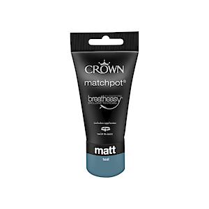 Crown Teal Matt 40Ml Matchpot