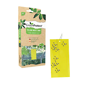Green Protect Yellow Insect Trap - Dual-Sided Sticky Fly Traps Pack Of 5