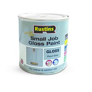 Rustins Small Job Gloss Paint Pearl Grey 250Ml