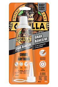 Gorilla 2044300 Heavy Duty Grab Adhesive White 80Ml 1 Pack