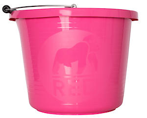 Red Gorilla Premium Bucket (One Size) (Pink)