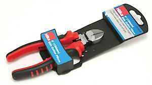 Hilka 26100106 6" Soft Grip Side Cutting Pliers,Red/Black