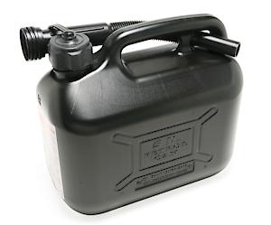 Hilka 84809025 5 Litre Fuel Can - Black