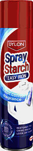 Dylon Easy Iron Spray Starch, Fresh Cotton Fragrance, 300Ml