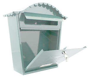 Burg-Wachter Classic Post Box Char Grn Mb01Cg, Chartwell Green, 36X37X13Cm
