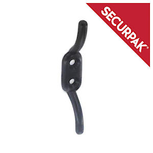 Cleat hook Black 90mm (1)