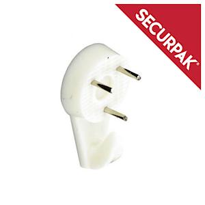 Hard wall pic hook White 38mm (4)