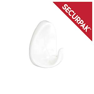 Oval self adhesivehook White L(2)