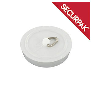 Bath plug White 45mm (2)