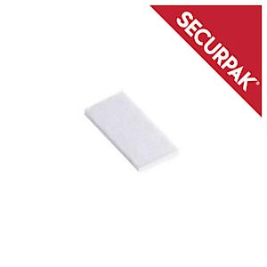 Dblside stkypads White25x25mm(20)