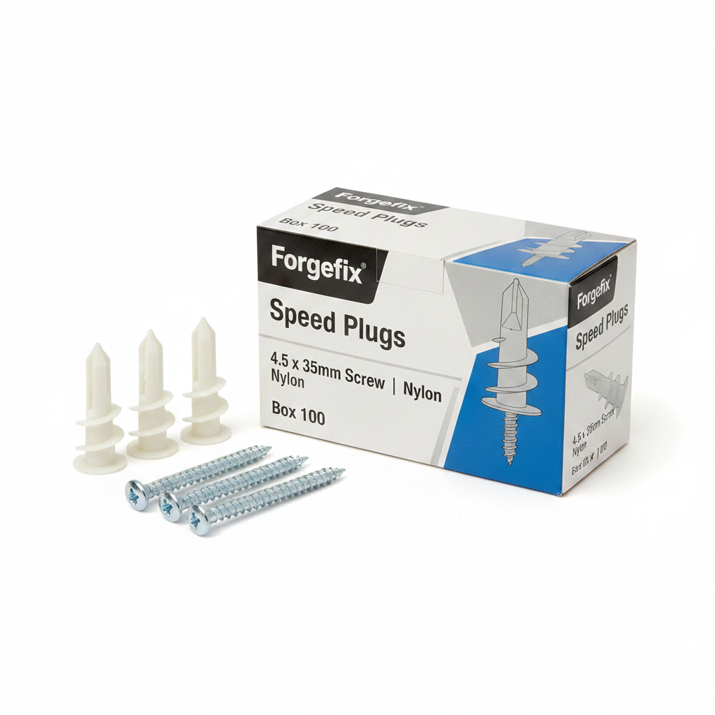 Forgefix Speed Plugs | 4.5X35mm Screw | Nylon | Box 100