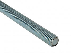 Forgefix Threaded Rod Zinc Plated M8 X 1m Single