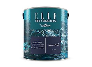 Elle Decoration By Crown 2.5L Flat Matt Emulsion Paint - Immersed No 275