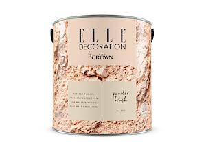 Elle Decoration By Crown 2.5L Flat Matt Emulsion Paint - Powder Brush No 557