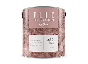 Elle Decoration By Crown 2.5L Flat Matt Emulsion Paint - Stitch In Time No 402
