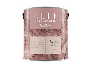 Elle Decoration By Crown 2.5L Flat Matt Emulsion Paint - Tapestry Thread No 418