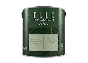 Elle Decoration By Crown 2.5L Flat Matt Emulsion Paint - Trailing Plant No 323