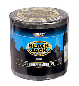 Everbuild Black Jack Strong Self Adhesive Flashing Tape 150mm x 10m