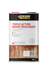 Everbuild Triple Action Wood Treatment Clear €“ 1 Litre