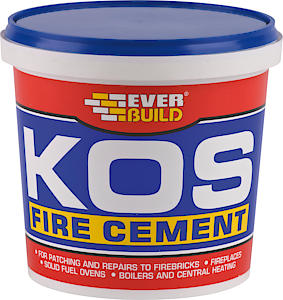 Everbuild Kos Fire Cement Cartridge €“ Ready To Use Black €“ 1Kg