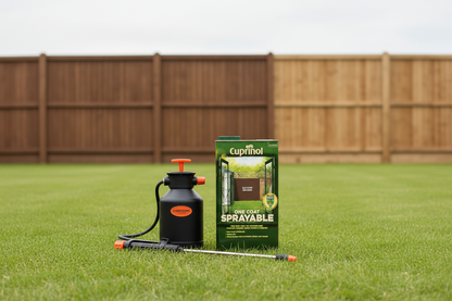 Cuprinol One Coat Sprayable Fence Treatment 5 Litre, Autumn Brown