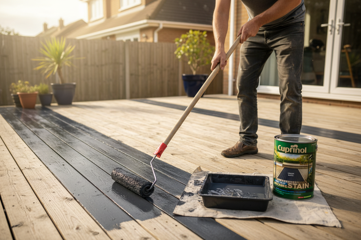 Dulux Cuprinol Anti-Slip Hardwearing Decking Stain - Urban Slate - 5L