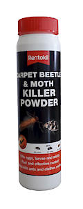 Rentokil Psc50 Carpet Moth And Beetle Killer Powder