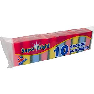 S.B SPONGE SCOURER PK10 SU18B-7