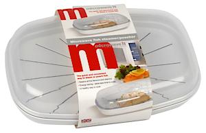 Pendeford Housewares Microwave Fish Poacher & Steamer 26Cm X 16.5Cm X 7Cm