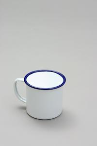 FALCON ENAMEL MUG WHITE 8CM
