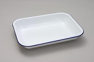 Falcon 61028 Enamel Baking Tray,White,28 X 23 X 4.5 Cm