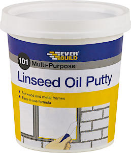 Everbuild 101 Multi-Purpose Linseed Oil Putty, Natural, 1 Kg