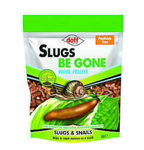 Doff Slugs Be Gone Wool Pellets | 1 Litre Slug & Snail Deterrant