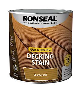 Ronseal Ultimate Decking Stain Country Oak 5L, Paint