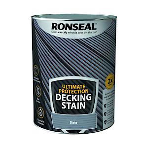 Ronseal Ultimate Decking Stain Slate 5L Paint